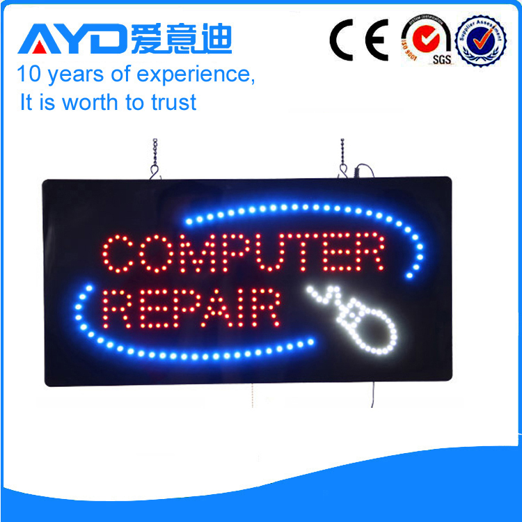 AYD LED Computer Repair Sign