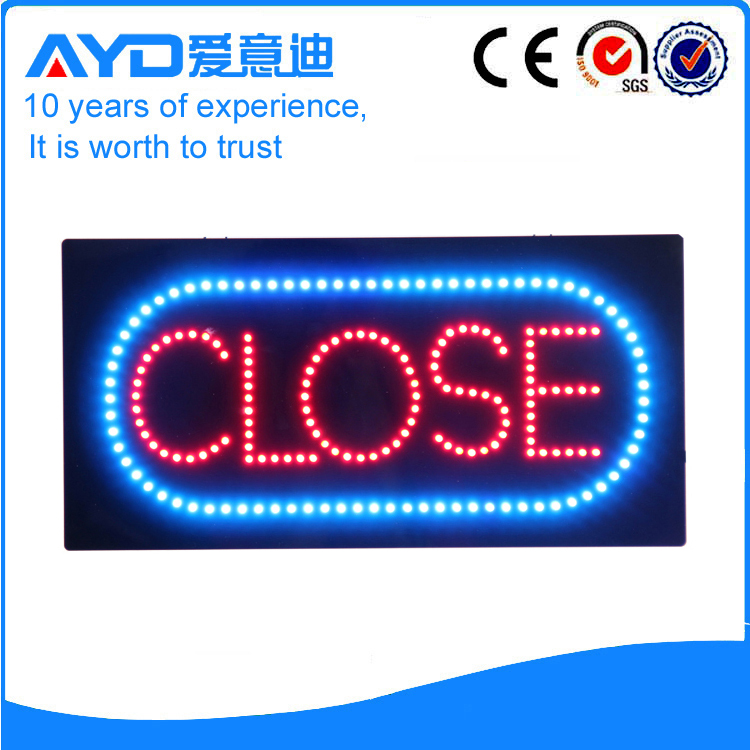 AYD Unique Design LED Close Sign