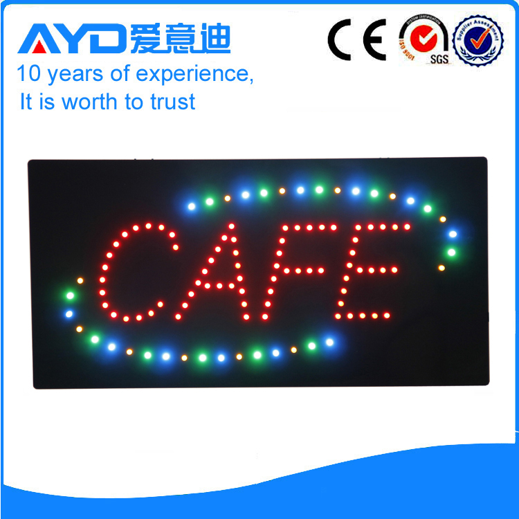 AYD Good Price LED Cafe Sign