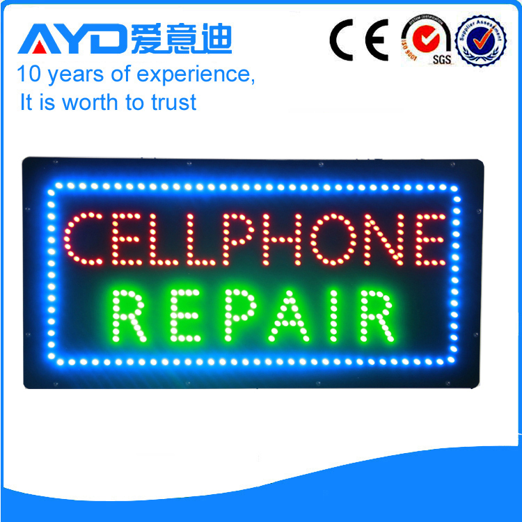 AYD LED Cellphone Repair Sign