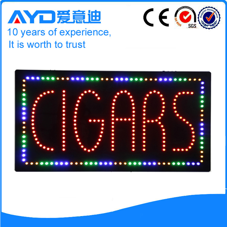 AYD Good Price LED Cigars Sign