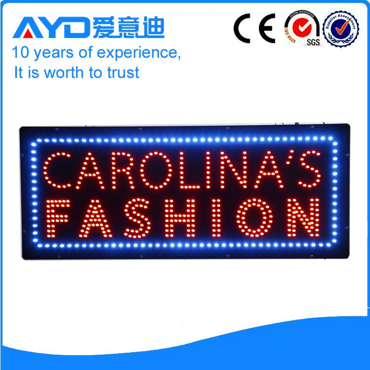 AYD LED Carolinas Fashion Sign