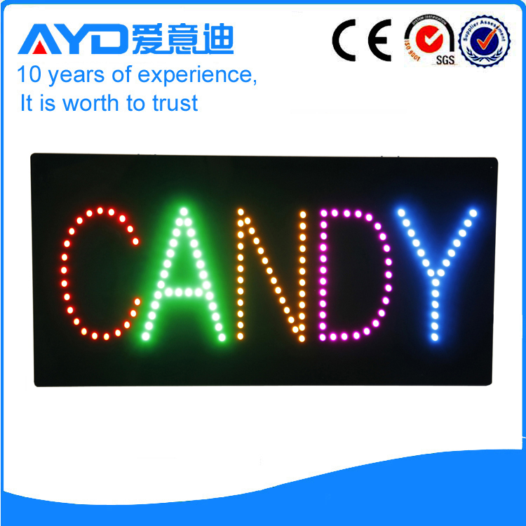 AYD Good Price LED Candy Sign