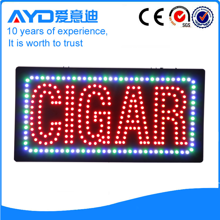 AYD Good Price LED Cigar Sign