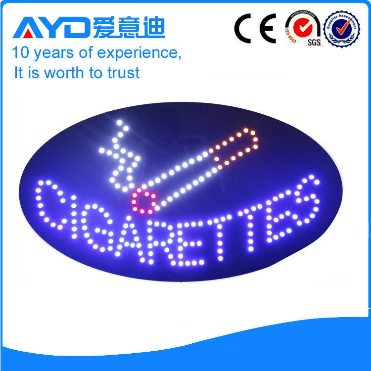 AYD Good Price LED Cigarette Sign