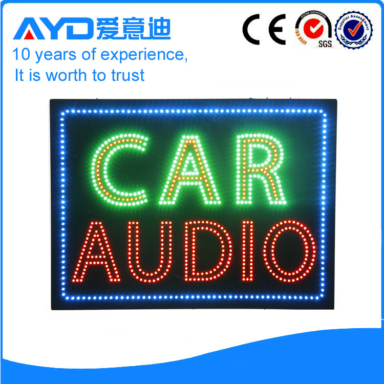 AYD LED Car Audio Sign