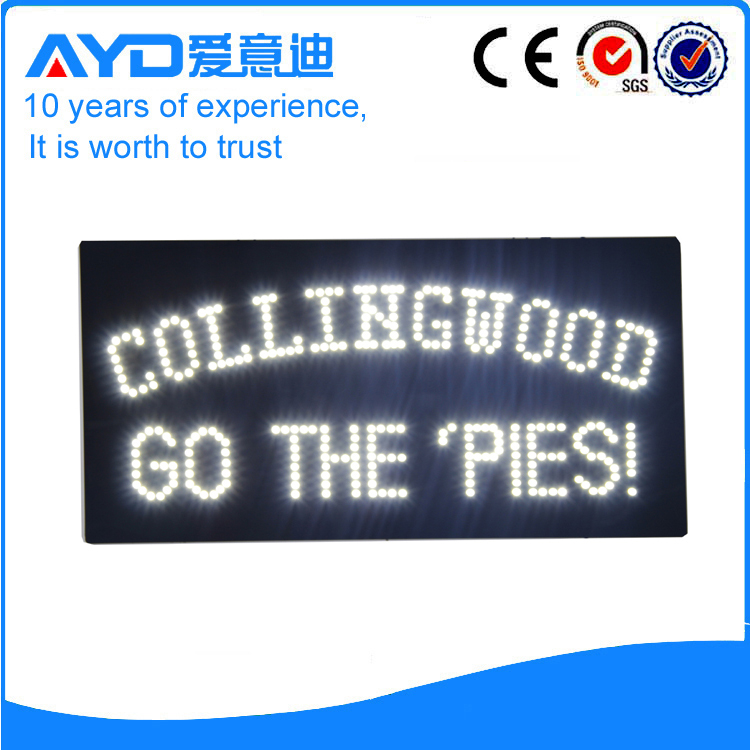 AYD Good Price LED Collingwood Sign