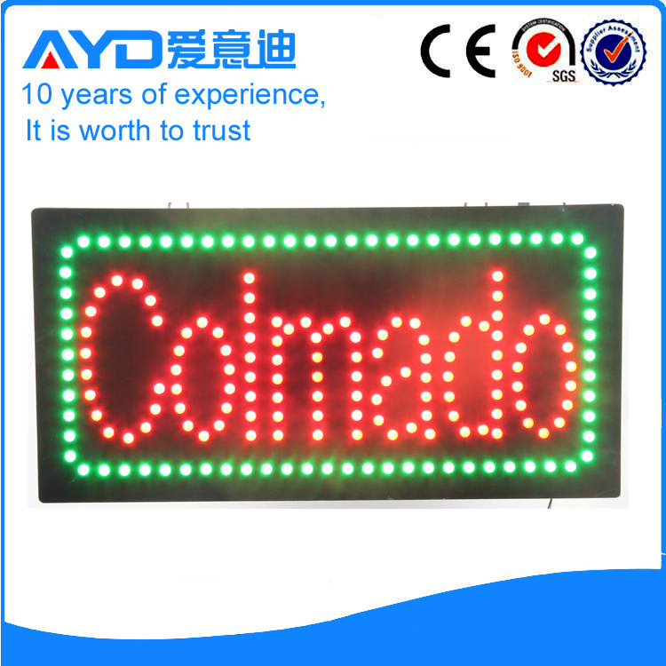 AYD Good Price LED Colmado Sign