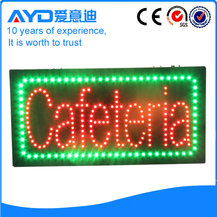 AYD Good Price LED Cafeteria Sign
