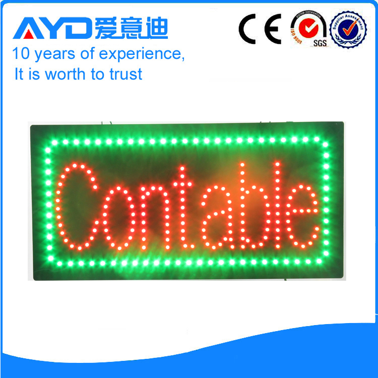 AYD Good Price LED Contable Sign