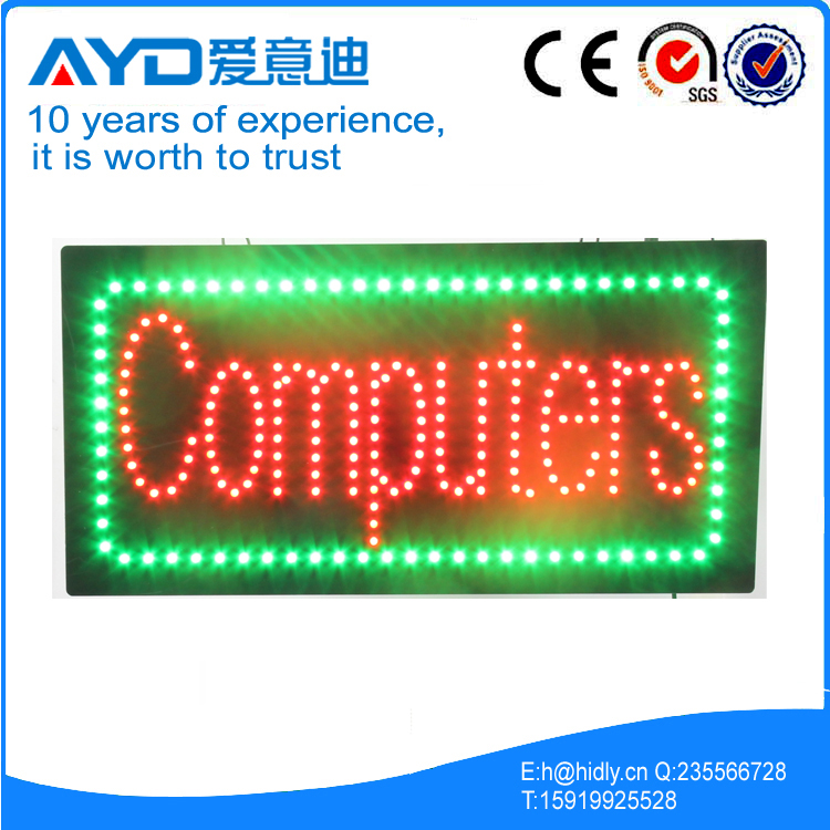 AYD Good Price LED Computers Sign