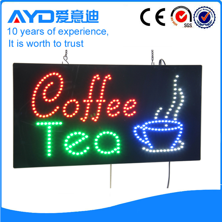 AYD LED Coffee Tea Sign