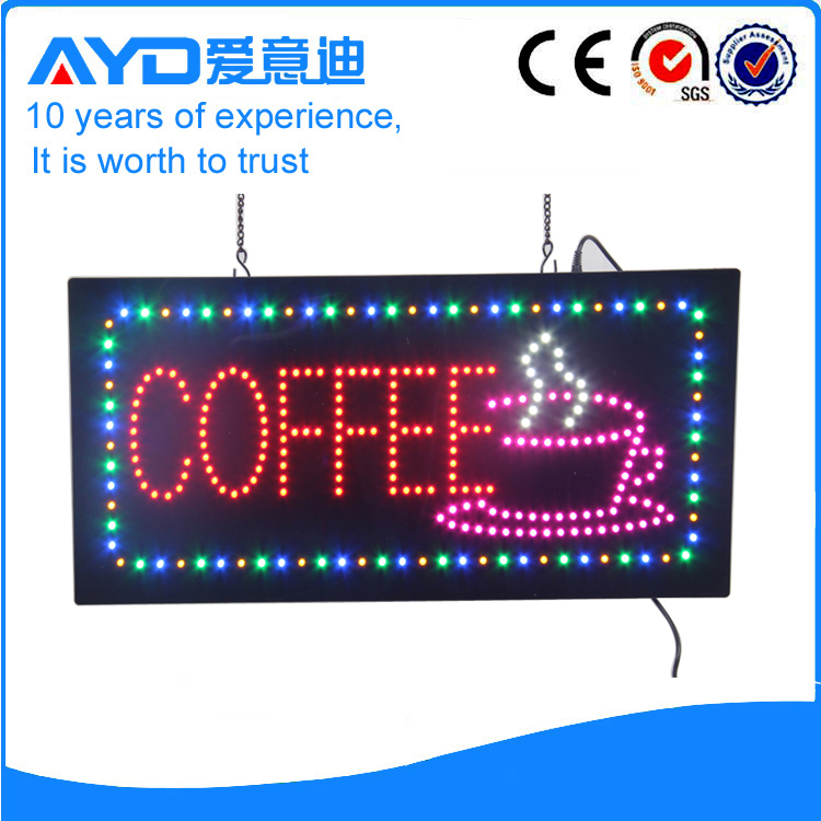 AYD Unique Design LED Coffee Sign