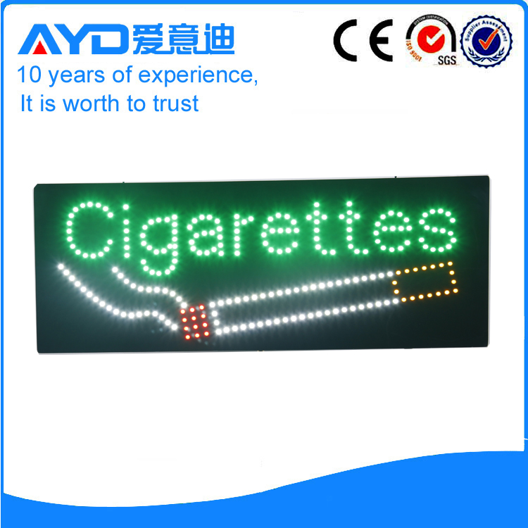 AYD Unique Design LED Cigarettes Sign