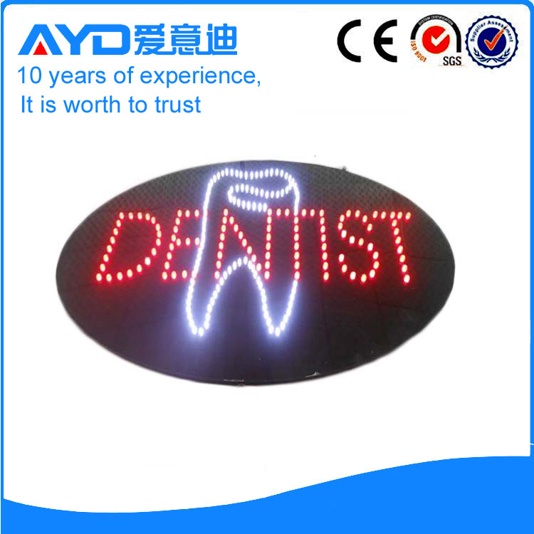 AYD Good Price LED Dentist Sign