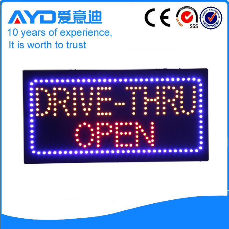 AYD LED Drive-Thru Open Sign