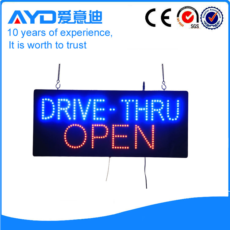 AYD LED Drive-Thru Open Sign