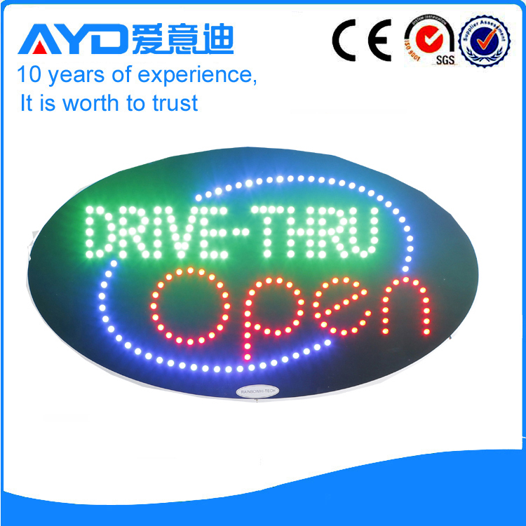 AYD LED Drive-Thru Open Sign