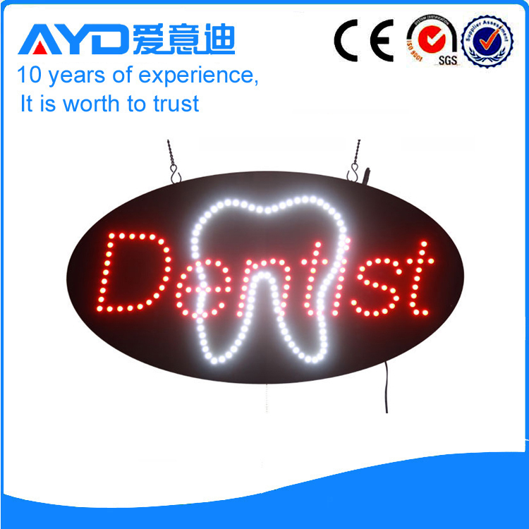 AYD Unique Design LED Dentist Sign