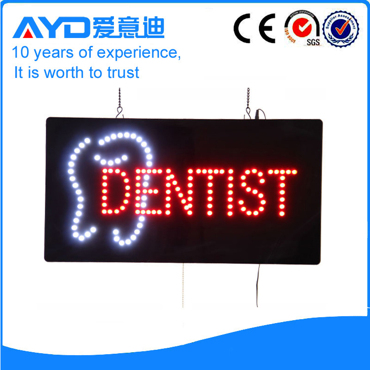 AYD Unique Design LED Dentist Sign