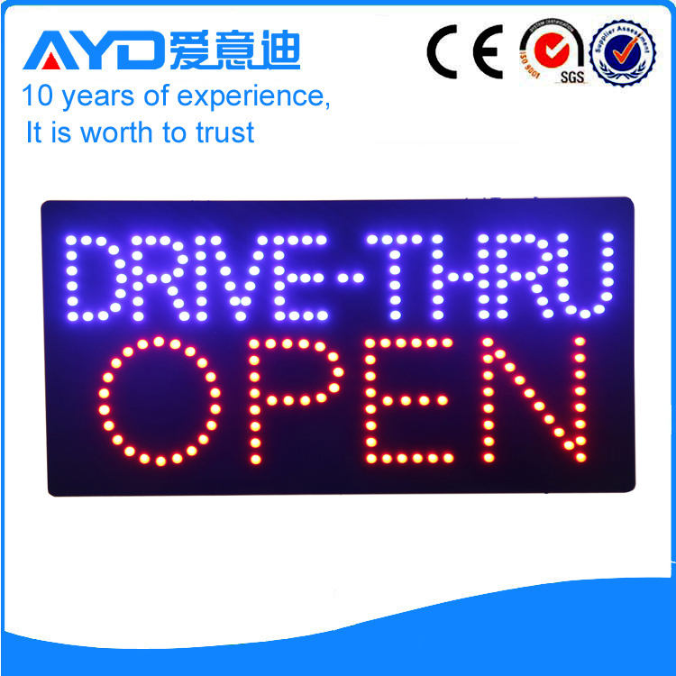 AYD LED Drive-Thru Open Sign