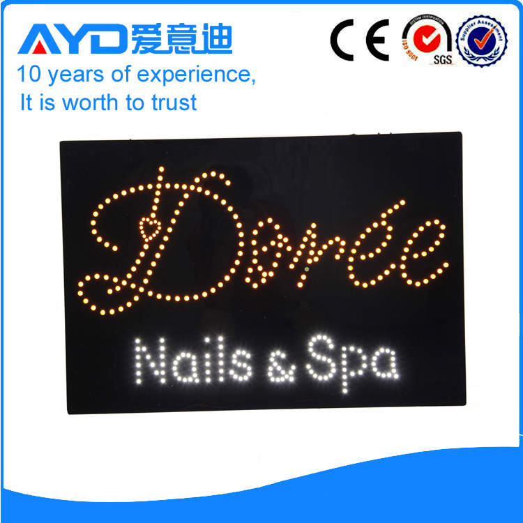 AYD LED Nails&Spa Sign