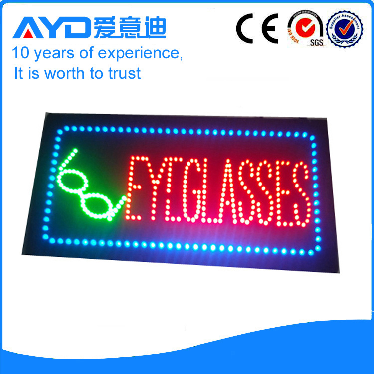 AYD Good Price LED Eyeglasses Sign