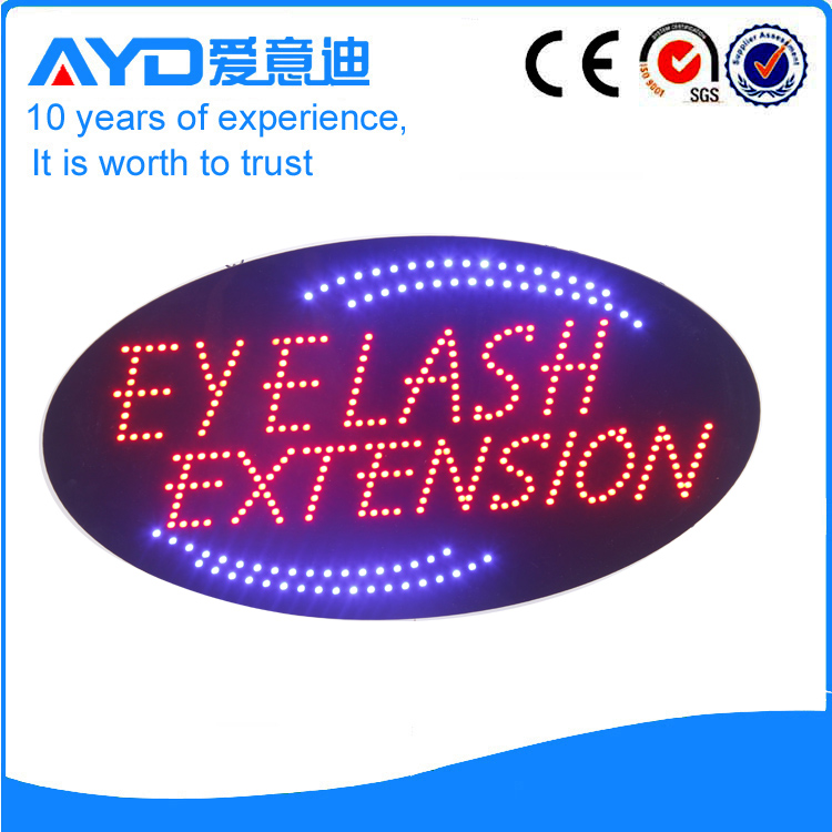 AYD LED Eyelash Extension Sign