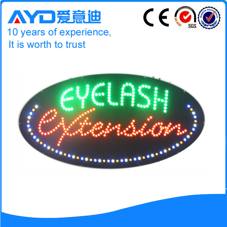 AYD LED Eyelash Extension Sign