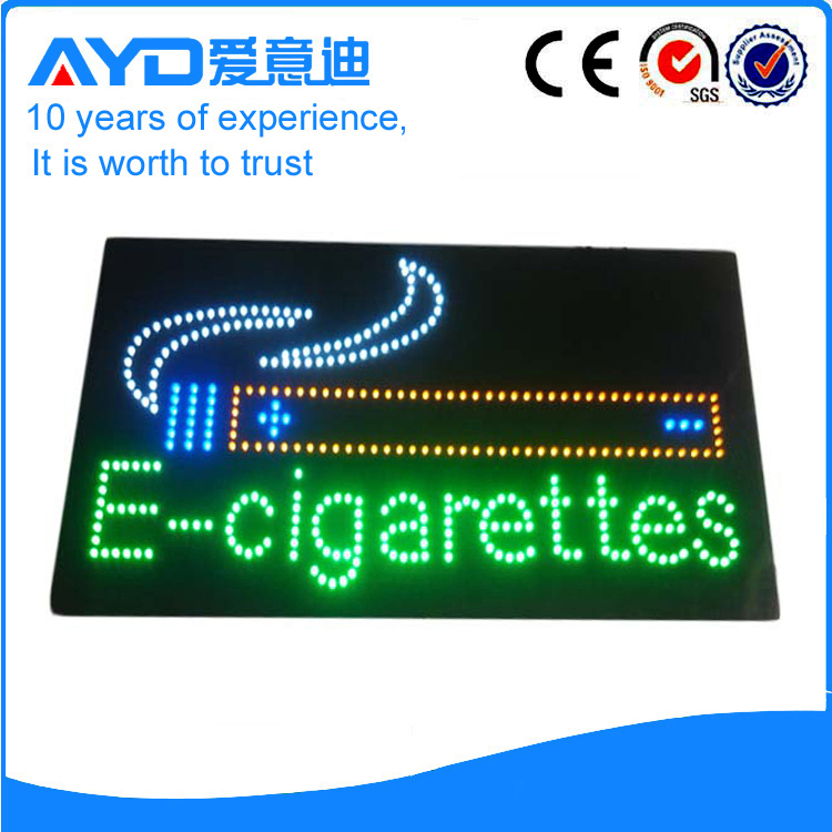 AYD Good Price LED E-Cigarettes Sign