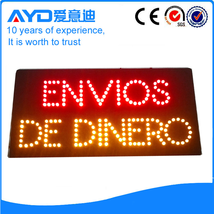 AYD LED Envios De Dinero Sign