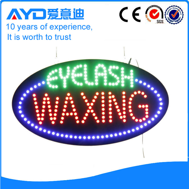 AYD LED Eyelash Waxing Sign