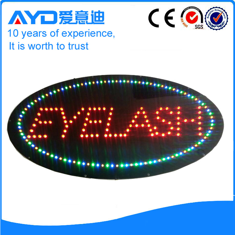 AYD Good Price LED Eyelash Sign