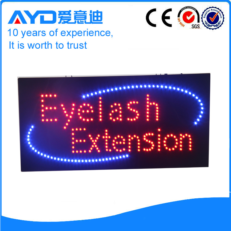 AYD LED Eyelash Extension Sign