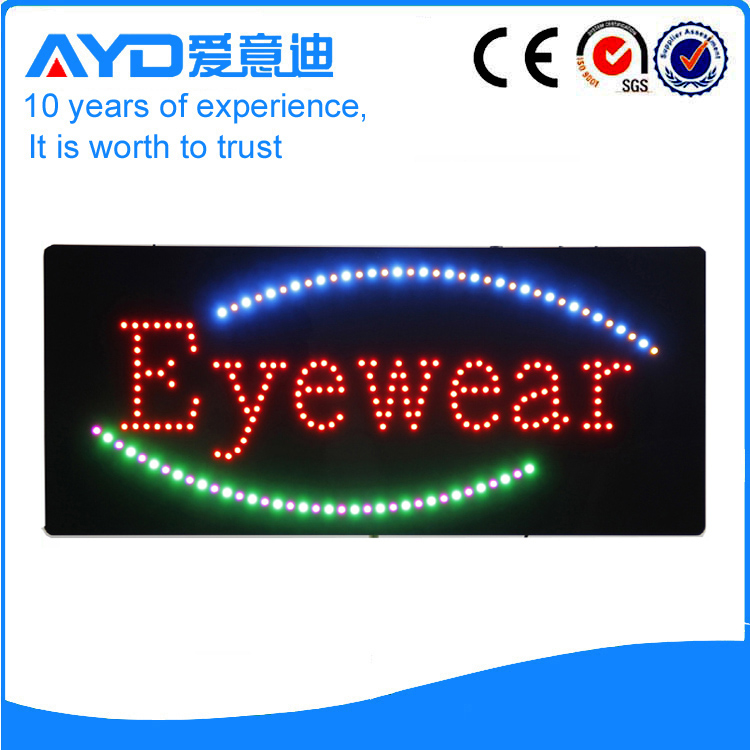 AYD Good Price LED Eyewear Sign
