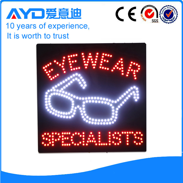 AYD Good Price LED Eyewear Sign