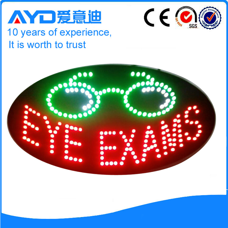 AYD Good Price LED Eye Exams Sign