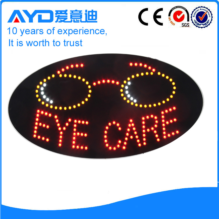 AYD Good Price LED Eye Care Sign