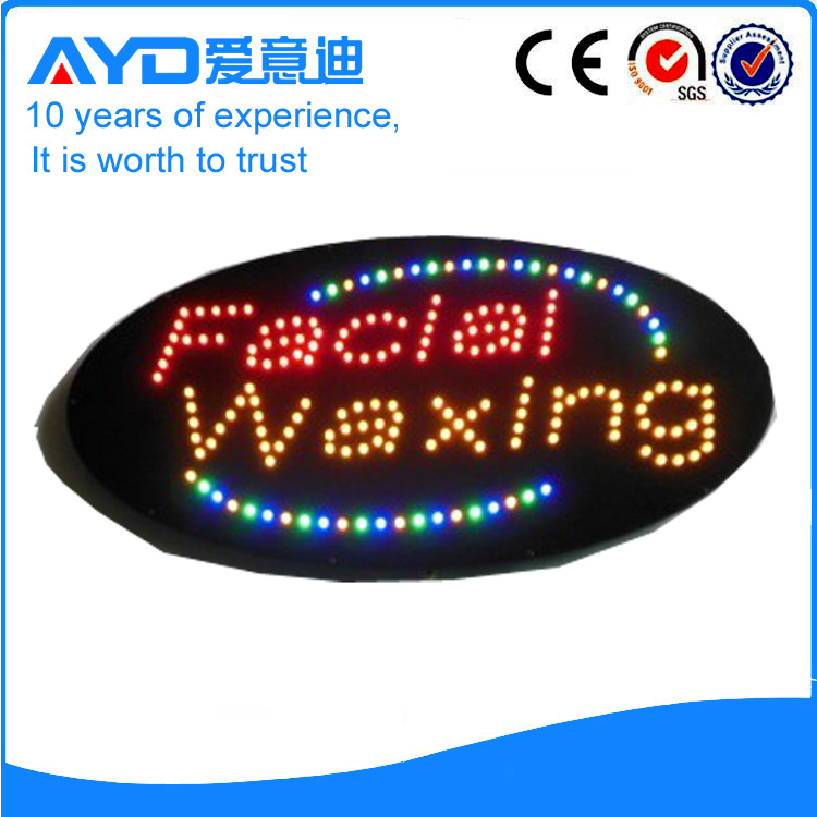 AYD Good Price LED Facial Waxing Sign