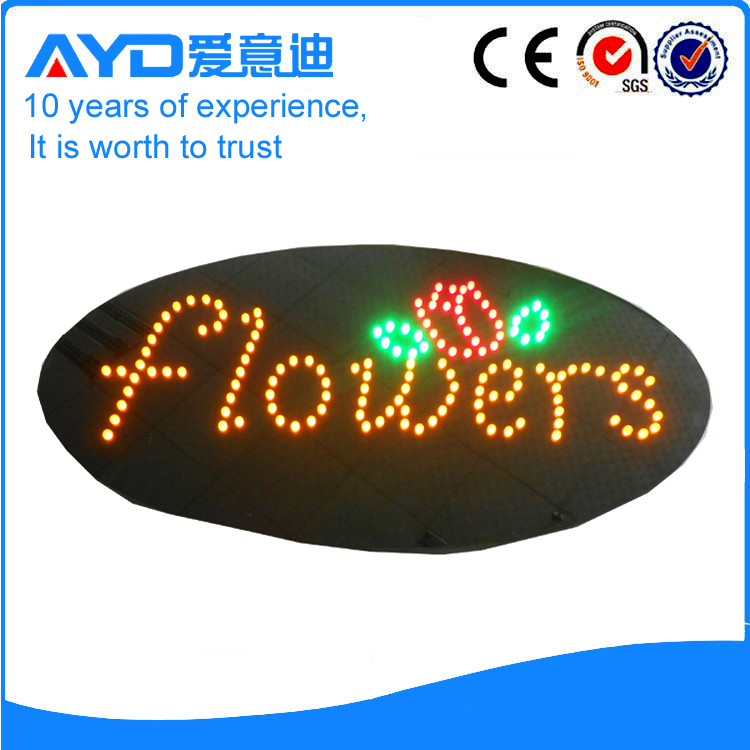 AYD Good Price LED Flowers Sign