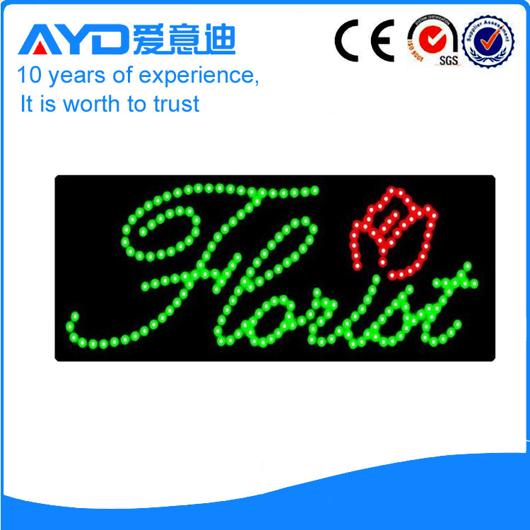 AYD Good Price LED Florist Sign