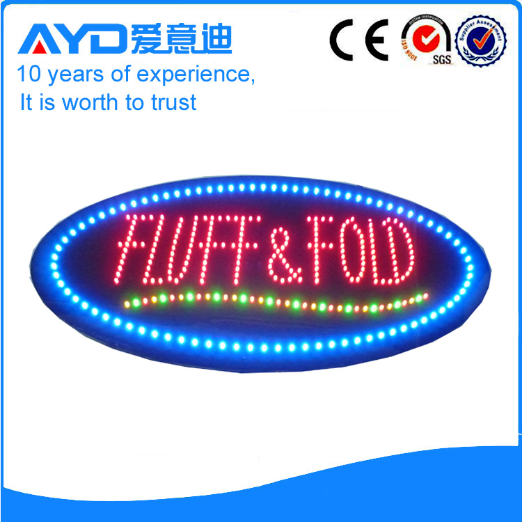 AYD LED Fluff&Fold Sign
