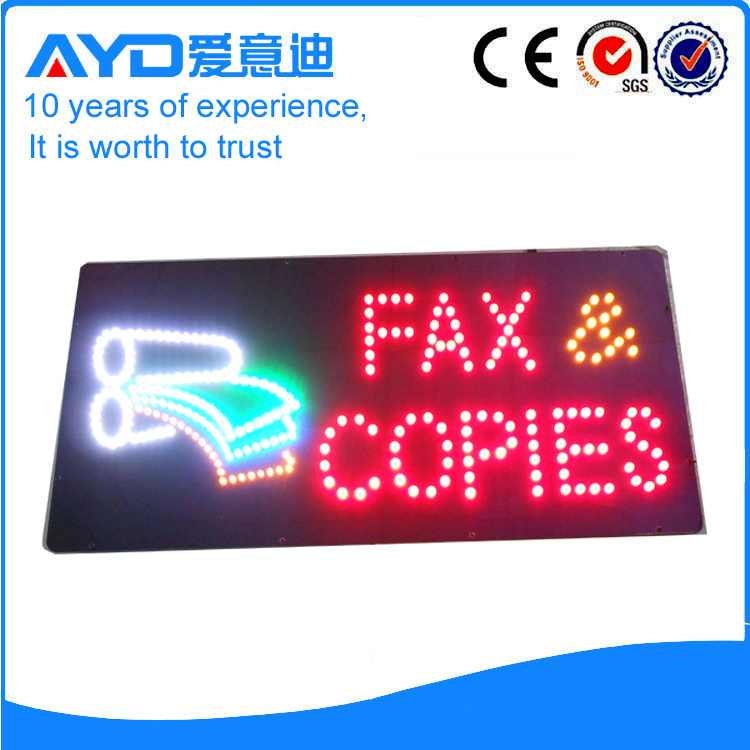 AYD LED Fax&Copies Sign