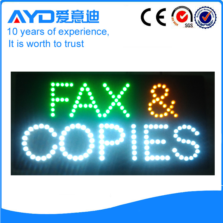 AYD LED Fax&Copies Sign