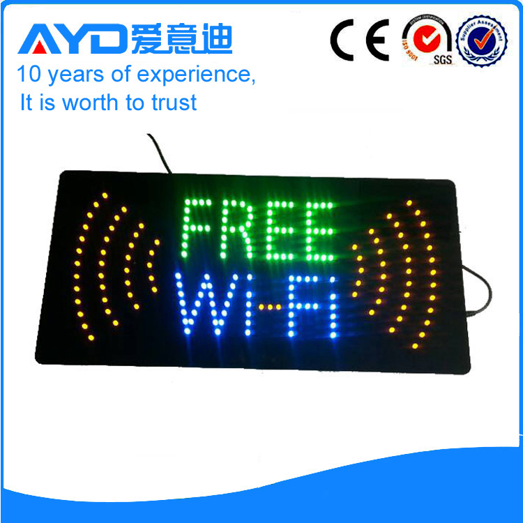 AYD Good Price LED Free Wi-fi Sign