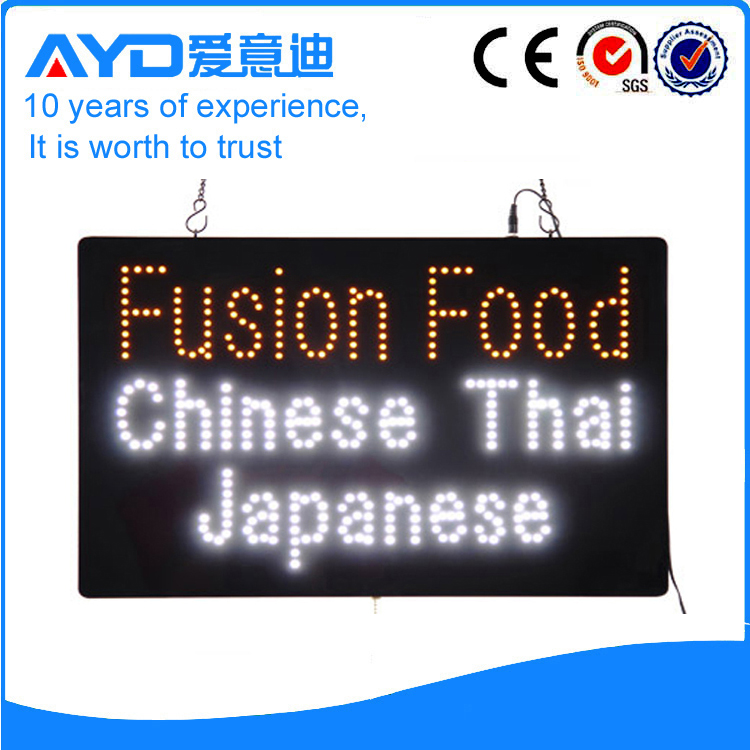 AYD Good Price LED Fusion Food Sign