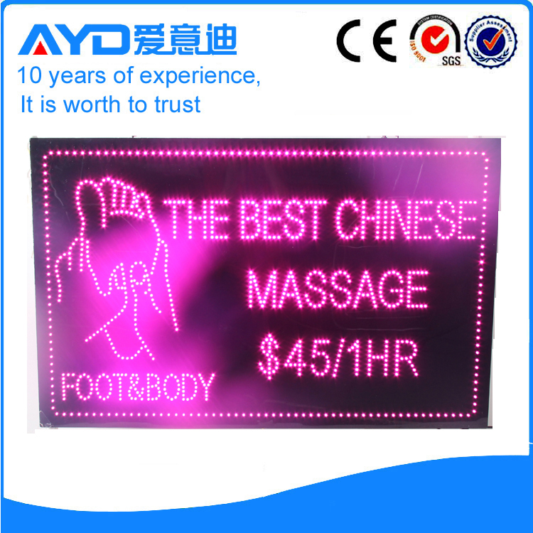 AYD LED Foot&Body Massage Sign