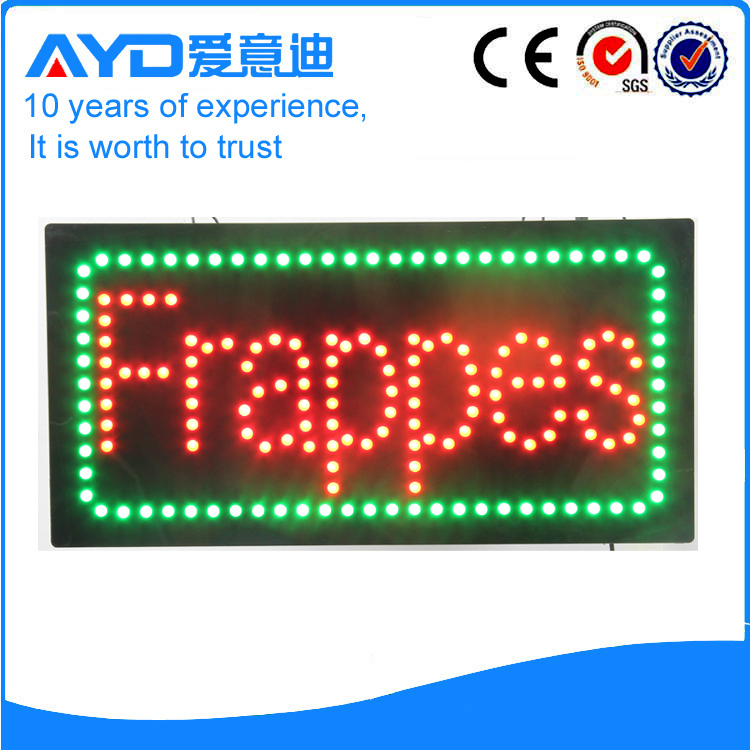 AYD Good Price LED Frappes Sign