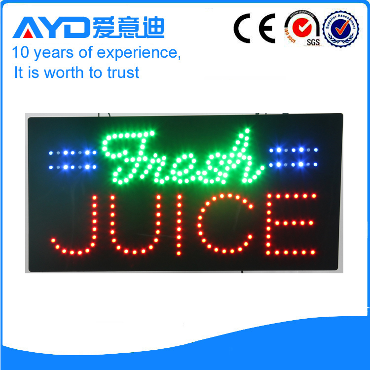AYD LED Fresh Juice Sign