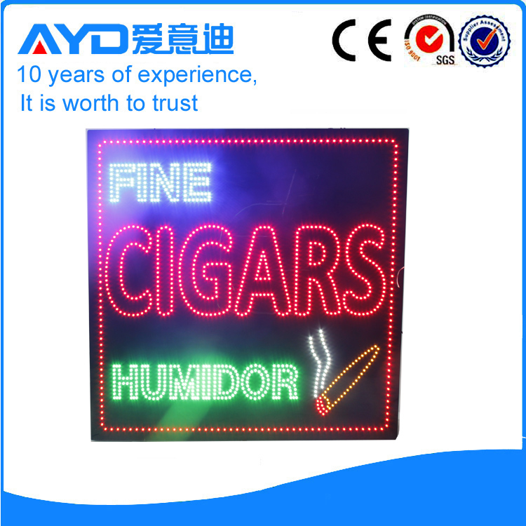 AYD LED Fine Cigars Sign